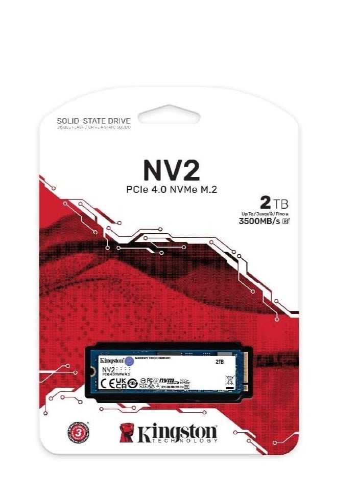 كينغستون - NV2 PCIe Gen4 NVMe M.2 SSD 2 تيرابايت - Image 1