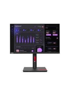 Lenovo ThinkVision T24i-30 23.8" FHD Monitor Black  - Image 2
