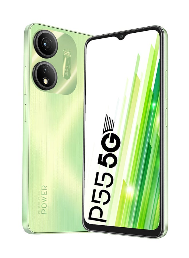 P55 5G Dual SIM Mint Green 6+6GB RAM 128GB - Middle East Version