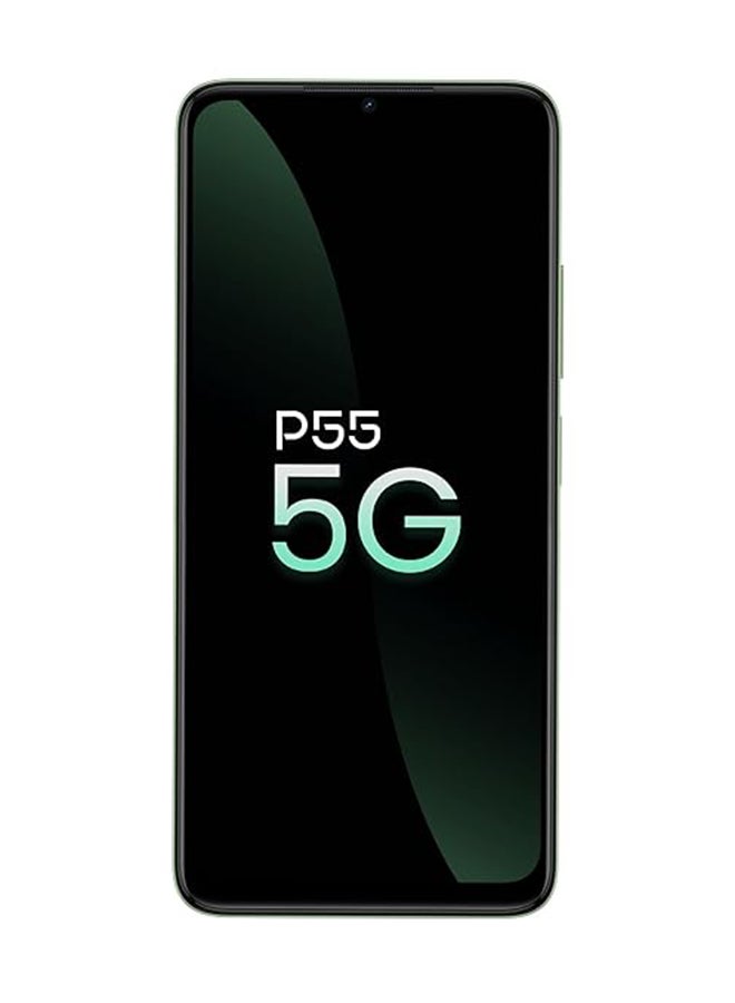 P55 5G Dual SIM Mint Green 6+6GB RAM 128GB - Middle East Version