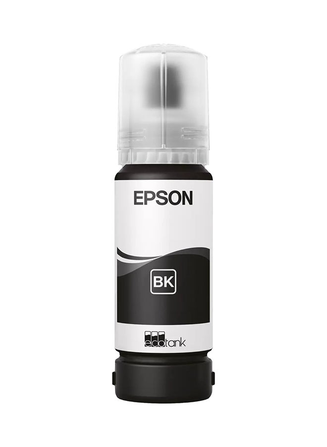 EPSON 108 Eco Tank Ink Bottle Up To 3600 Pages 70ml Compatible With L8050 And L18050 Black  - Image 1