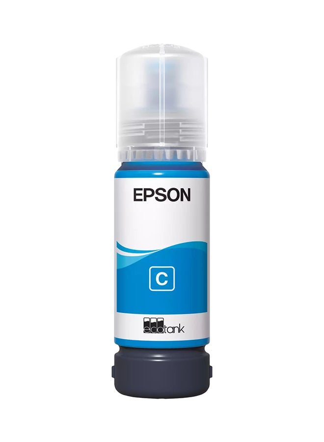 EPSON 108 EcoTank Bottle Up To 2100 Pages 70ml Compatible With L8050 And L18050 Cyan - Image 1