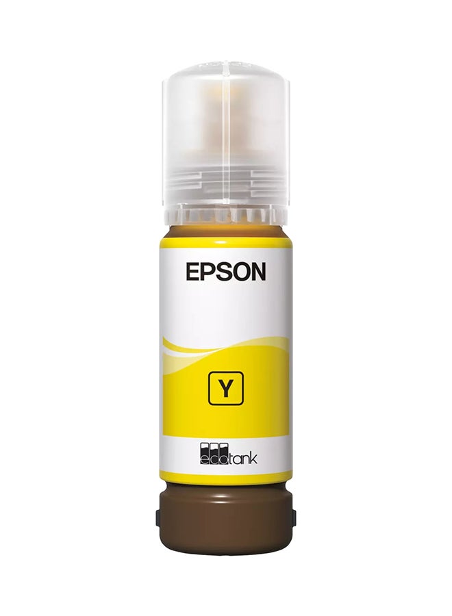 EPSON - 108 EcoTank Ink Bottle Up To 2100 Pages 70ml Compatible With L8050 And L18050 Yellow - Image 1