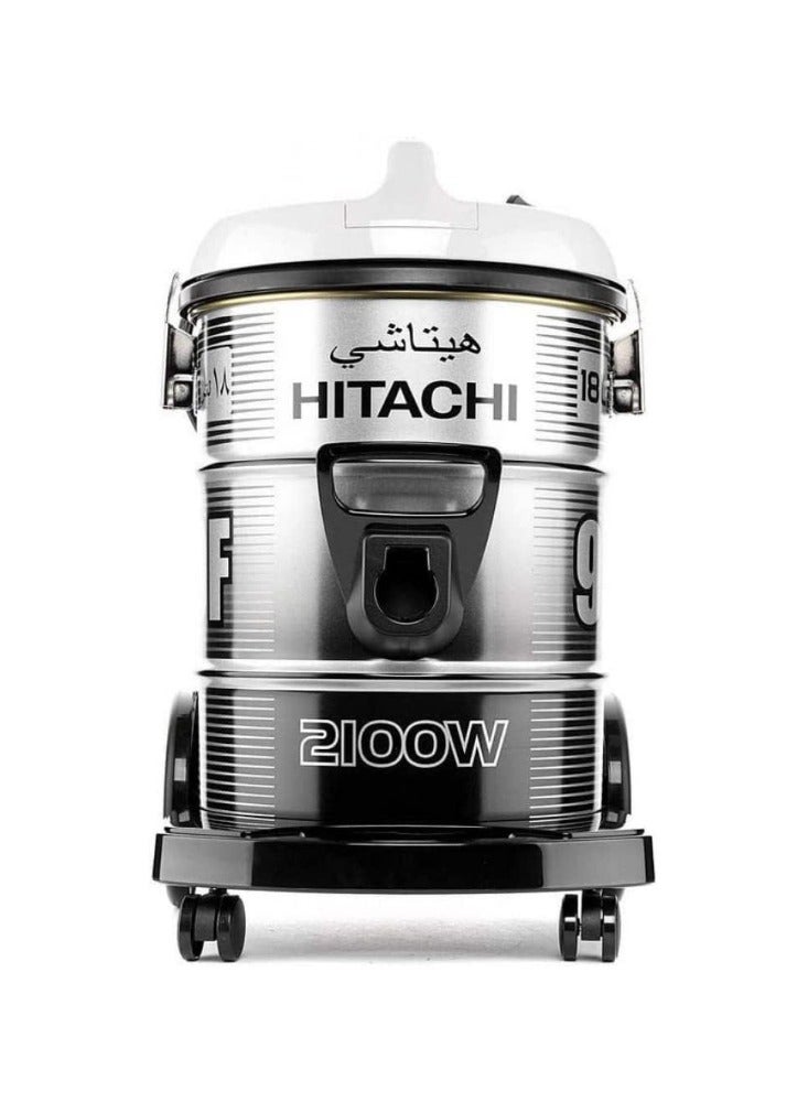 هيتاشي مكنسة كهربائية من نوع الطبل سعة 18 لترًا بقوة 2100 واط 18 L 2100 W CV-950F - Image 3
