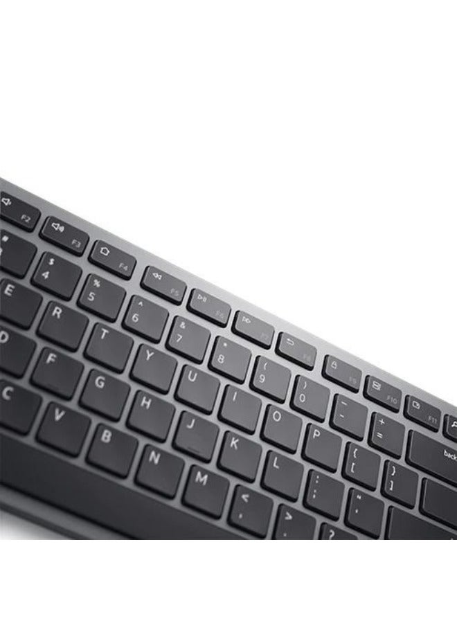 DELL - Premier Multi-Device Wireless Keyboard And Mouse Black - Image 1