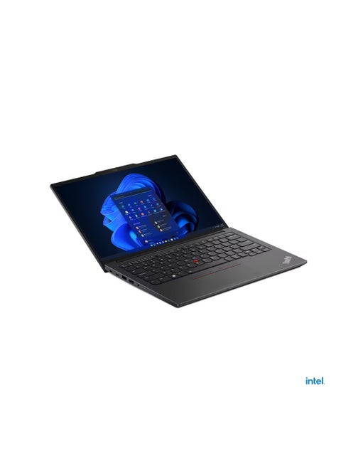 لاب توب ثينك باد E14 الجيل 5، i7-1355U، 8 جيجا قاعدة DDR4، 512 جيجا SSD M.2، رسومات Intel UHD مدمجة، 14.0 بوصة FHD RGB | ويندوز 11 برو إنجليزي/عربي أسود
