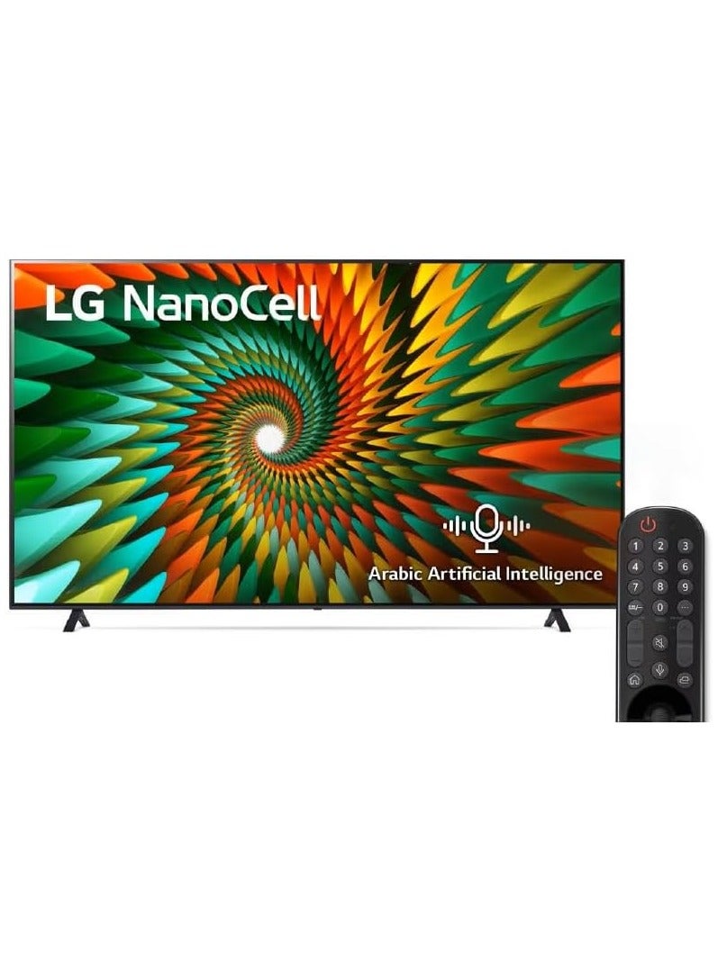 LG Nanocell 50 Inch Smart TV with Magic Remote- 50NANO776RA Black