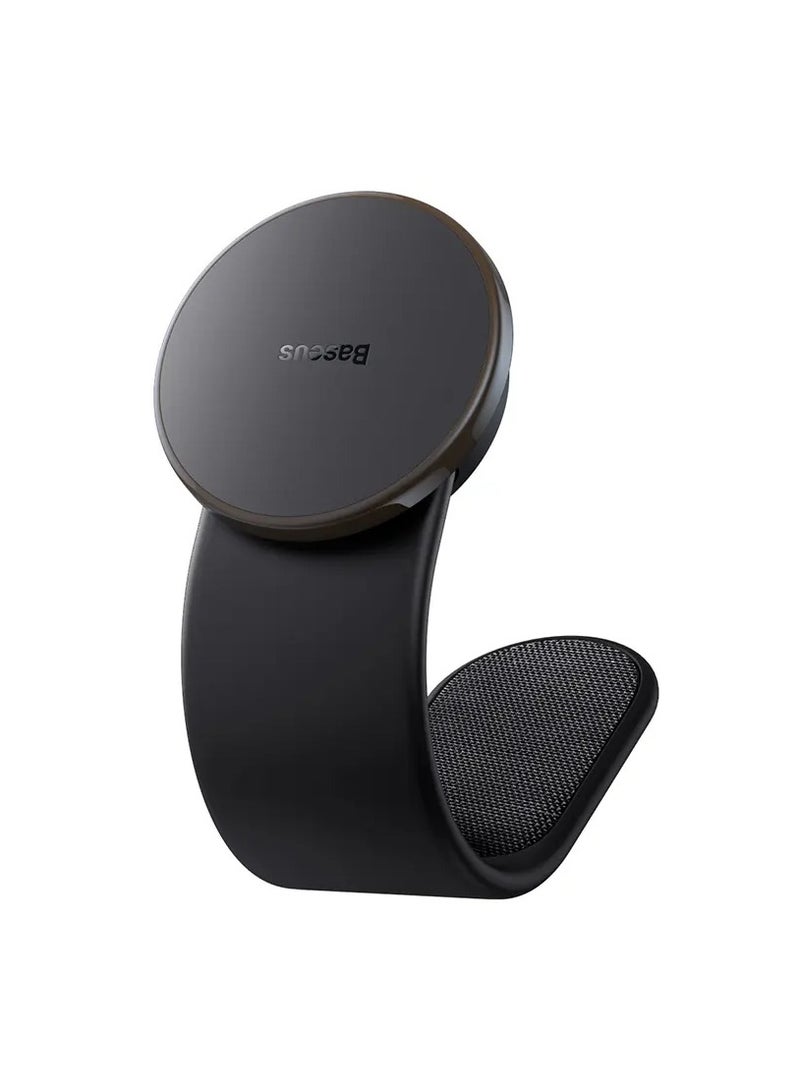 Baseus C02 Magsafe Car Mount, Magnetic Phone Holder For Car, Magsafe Car Dash Mount Compatible With iPhone 15/14/13/12 Series, Bendable Memory Titanium Alloy For All Dashboard, Windshield Black  - Image 1