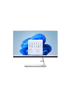 لينوفو IdeaCentre 3 24IAP7 All In On AIO3، شاشة 23.8 بوصة FHD (1920x1080)، Core i5-1240P، ذاكرة الوصول العشوائي 8 جيجا، 512 جيجا SSD، Nvidia GeForce MX550 2 جيجا، Win 11 Pro إنجليزي/عربي أبيض  - Image 1