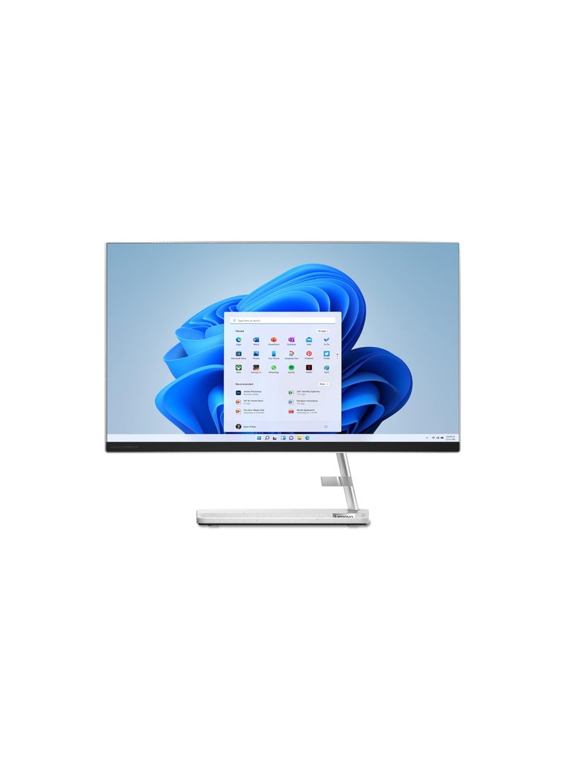 Lenovo IdeaCentre 3 24IAP7 All In On AIO3, 23.8" FHD (1920x1080), Core i5-1240P, 8Gb Ram, 512Gb Ssd, Nvidia GeForce MX550 2Gb, Win 11 Pro English/Arabic white  - Image 1