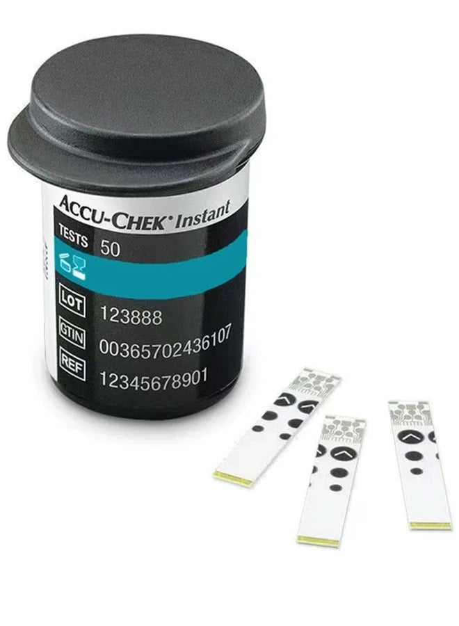 ACCU-CHEK - 100-Piece Instant Blood Glucose Test Strips - Image 1