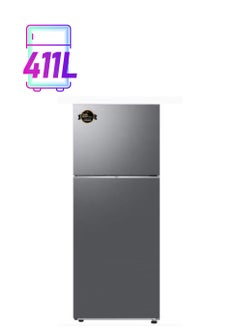 411L Net Capacity Top Mount Refrigerator With Optimal Fresh+ Digital Inverter Compressor Refined Inox RT60CG6424S9 Silver