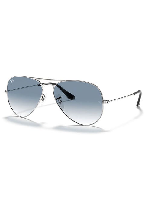 Gradient Aviator Sunglasses Lens Size 58mm