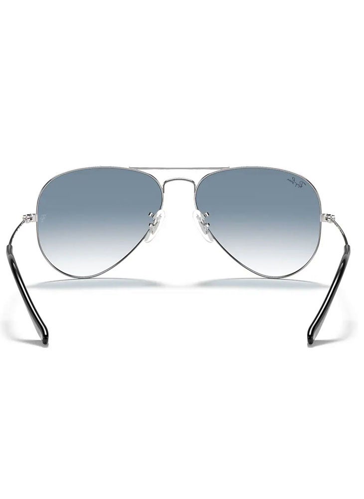 Gradient Aviator Sunglasses Lens Size 58mm
