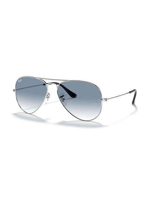 Gradient Aviator Sunglasses Lens Size 58mm
