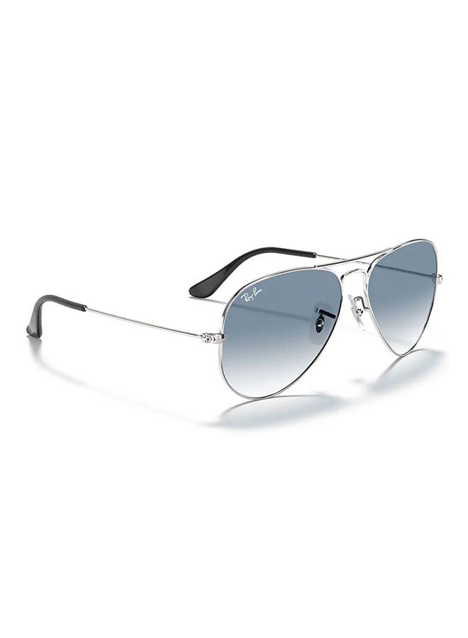Gradient Aviator Sunglasses Lens Size 58mm