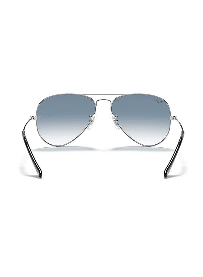 Gradient Aviator Sunglasses Lens Size 58mm