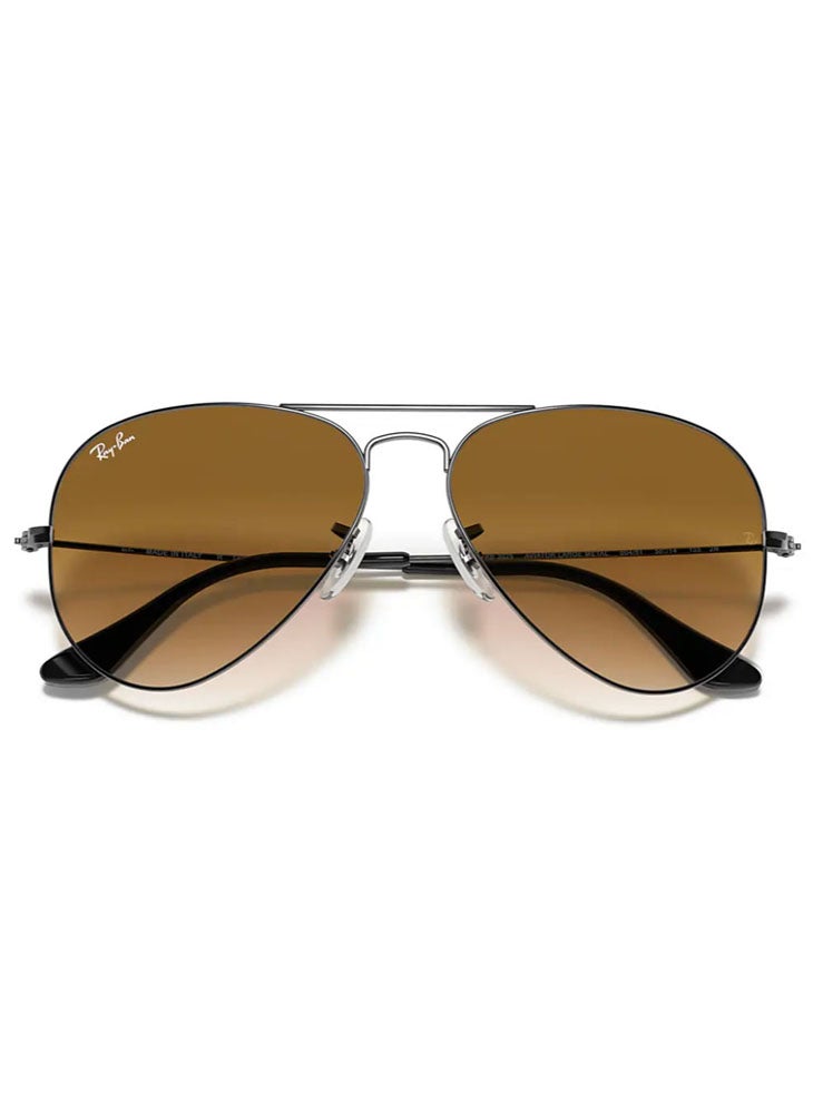 Ray-Ban Gradient Aviator Sunglasses Lens Size 62mm - Image 5