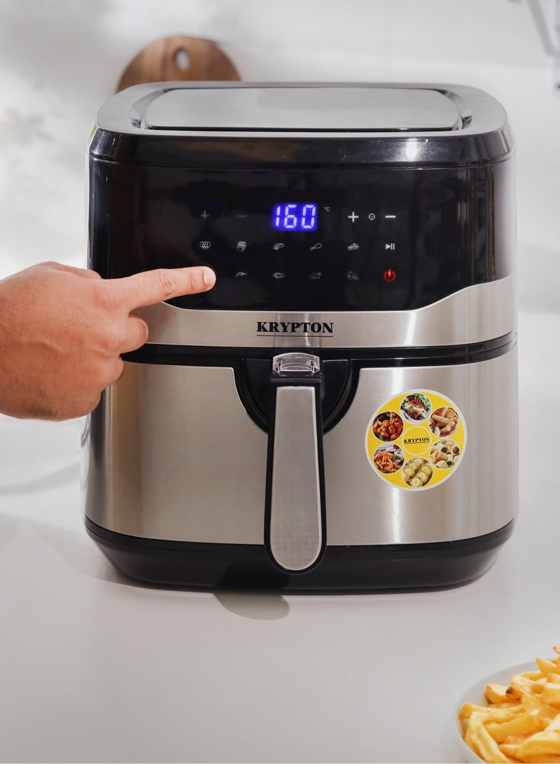 KRYPTON - Digital Air Fryer 7.5 L Capacity with 5.5 L Inner Basket| With VORTEX Air Frying Technology, Oil Free Cooking| Digital Display with Touch Screen 7.5 L 1600 W KNAF6358N Multicolour - Image 1