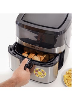 KRYPTON Digital Air Fryer 7.5 L Capacity with 5.5 L Inner Basket| With VORTEX Air Frying Technology, Oil Free Cooking| Digital Display with Touch Screen 7.5 L 1600 W KNAF6358N Multicolour  - Image 4