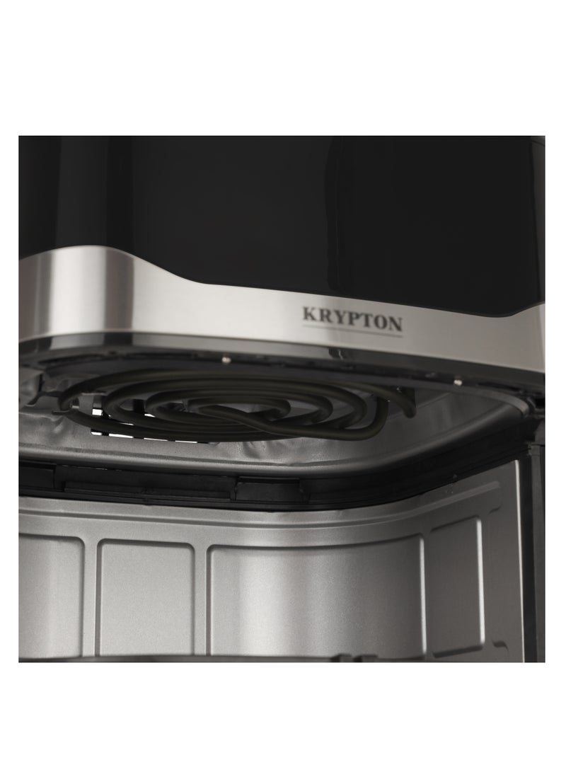 KRYPTON - Digital Air Fryer 7.5 L Capacity with 5.5 L Inner Basket| With VORTEX Air Frying Technology, Oil Free Cooking| Digital Display with Touch Screen 7.5 L 1600 W KNAF6358N Multicolour - Image 1