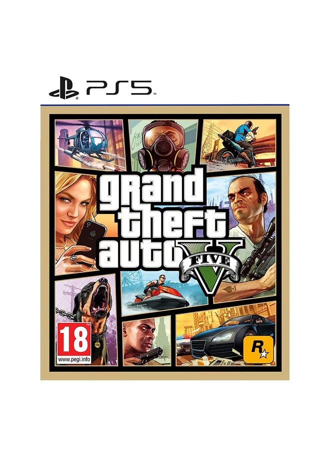 سوني وحدة تحكم بلاي ستيشن 5 رفيعة مع وحدة تحكم إضافية Grand Theft Auto V  - Image 4