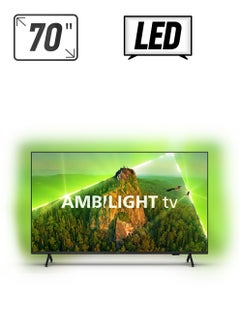 70 Inch 4K UHD Smart Google LED Ambilight TV 70PUT7908/56 Black 70PUT7908/56 Black