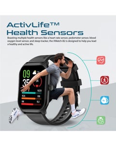 PROMATE Smart Watch, Bluetooth 5.2 Fitness Tracker with 2-Inch TFT Display, 15-Day Battery Life, 123+ Sports Modes, and IP67 Water Resistanc Black  - Image 3