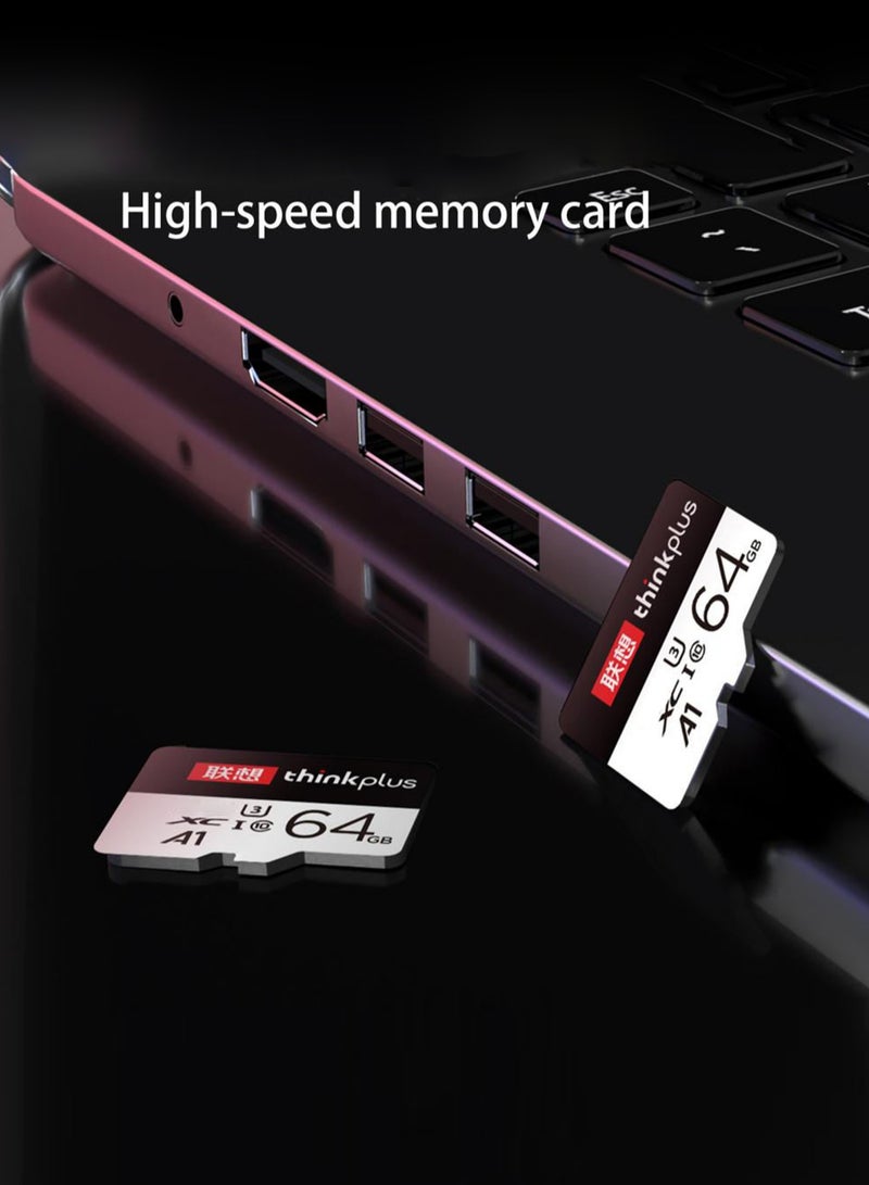 thinkplus Micro SD Card Flash Memory Card 4K HD Video Recording U3 Class10 V30 A1 For Camera Security Camera Phone Tablets Game Console Driving Recorder 64 GB - Image 4