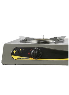 KRYPTON Stainless Steel Gas Cooker, Cast Iron Burners - Two Burner, Automatic Ignition System KNGC6328 Silver  - Image 5