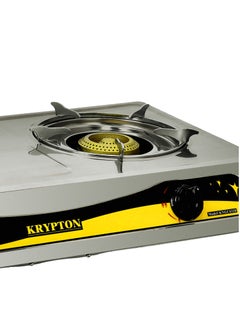 KRYPTON Stainless Steel Gas Cooker, Cast Iron Burners - Two Burner, Automatic Ignition System KNGC6328 Silver  - Image 4