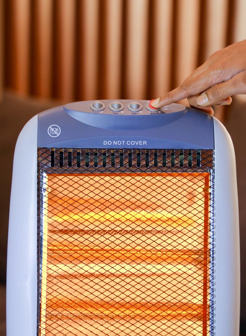 KRYPTON Halogen Heater 1200 W KNHH6366 White - Image 5