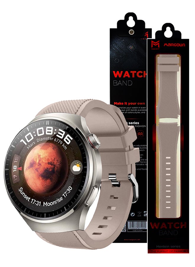 MARGOUN Silicone Watch Band 22mm Sport Band Compatible With Huawei Watch 4 Pro Strap Replacement Wristbands Soft And Durable Skin - Image 4