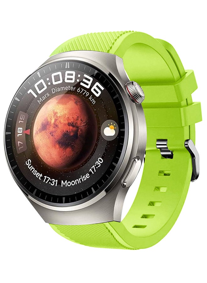 MARGOUN Silicone Watch Band 22mm Sport Band Compatible With Huawei Watch 4 Pro Strap Replacement Wristbands Soft And Durable Green - Image 1