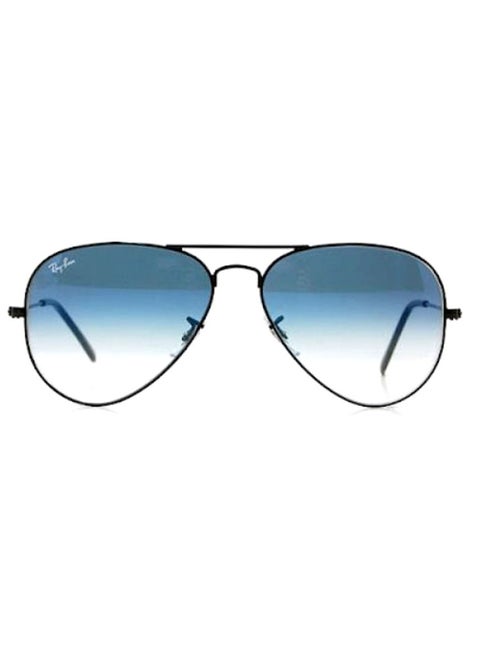 Gradient Aviator Sunglasses - Lens Size: 58 Mm