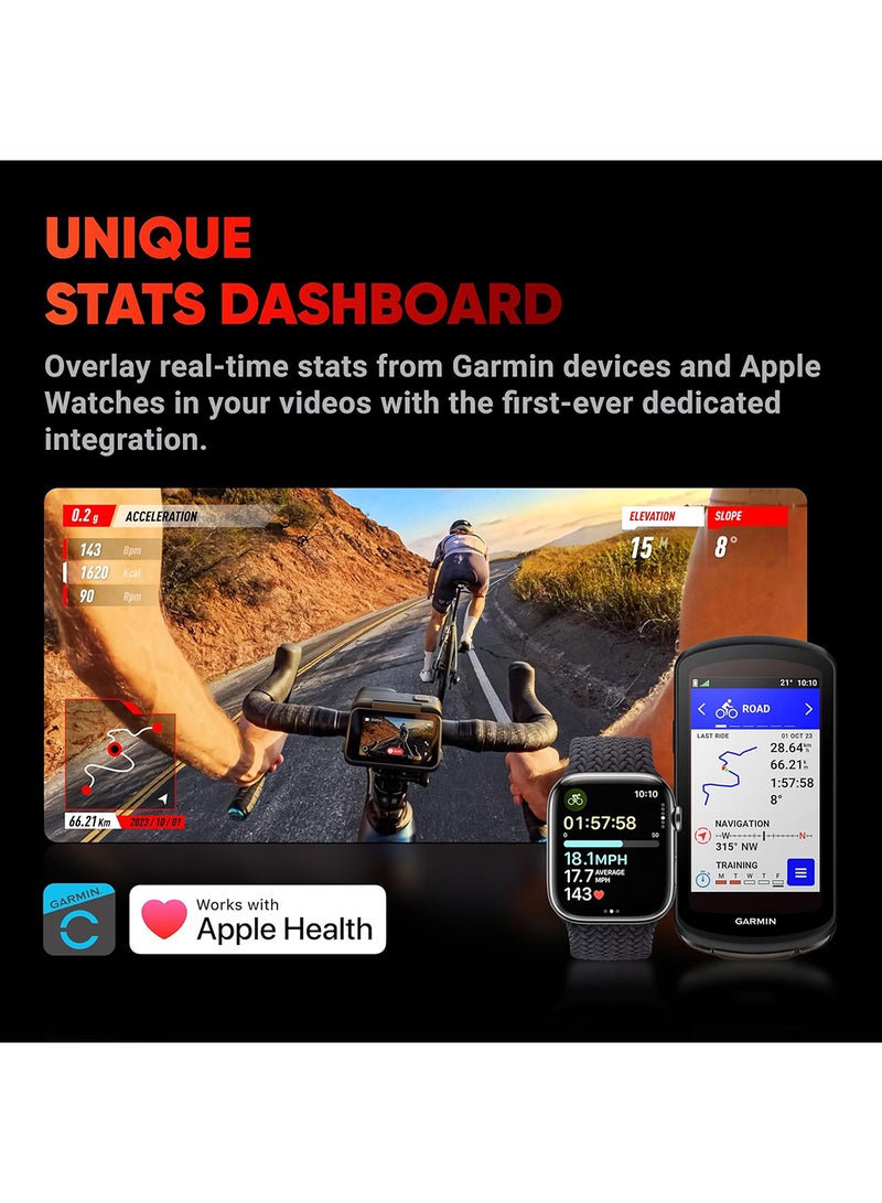 Insta360 Ace Pro Waterproof Action Camera | Co-Engineered with Leica, 1/1.3" Sensor and AI Noise Reduction for Unbeatable Image Quality, 4K120fps, 2.4" Flip Screen & Advanced AI Features - Black - Image 2