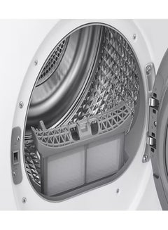 Samsung Dryer 9kg With A+++ Energy Efficiency QuickDrive, AI Dry - 9 kg DV90BB9440GHGU White  - Image 4
