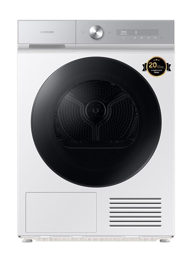 Samsung Dryer 9kg With A+++ Energy Efficiency QuickDrive, AI Dry - 9 kg DV90BB9440GHGU White - Image 1
