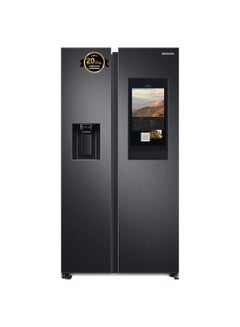 Samsung 591L Side By Side With Family Hub Refrigerator RS6HA8891B1/AE Black  - Image 1