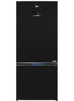 Beko No-Frost Combi Refrigerator - Pro Smart Inverter Compressor - Digital Control 509 L RCNE590E35ZB Black  - Image 1