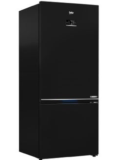 Beko No-Frost Combi Refrigerator - Pro Smart Inverter Compressor - Digital Control 509 L RCNE590E35ZB Black  - Image 2