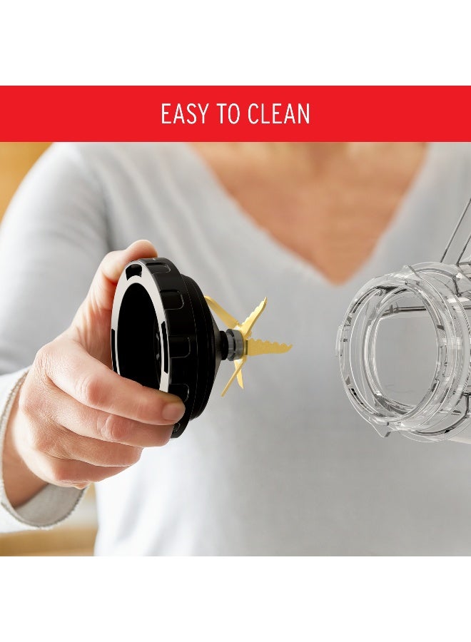 مولينكس خلاط بيرفكت ميكس عالي السرعة بتكنولوجيا الحياة 2 لتر 1200 وات LM88HD28 هيكل معدني - Image 4