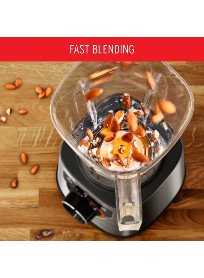 مولينكس خلاط بيرفكت ميكس عالي السرعة بتكنولوجيا الحياة 2 لتر 1200 وات LM88HD28 هيكل معدني - Image 3