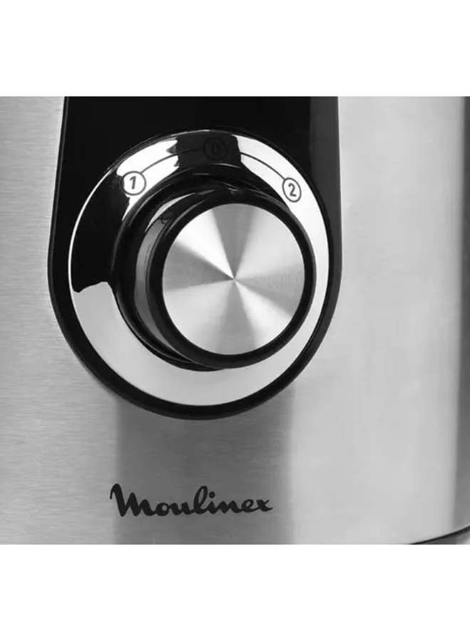 Nutri XXL Juicer Feeding Tube With Aluminum Handle And 2 Speeds 2.2 L 1000 W JU660D27 stainless steel