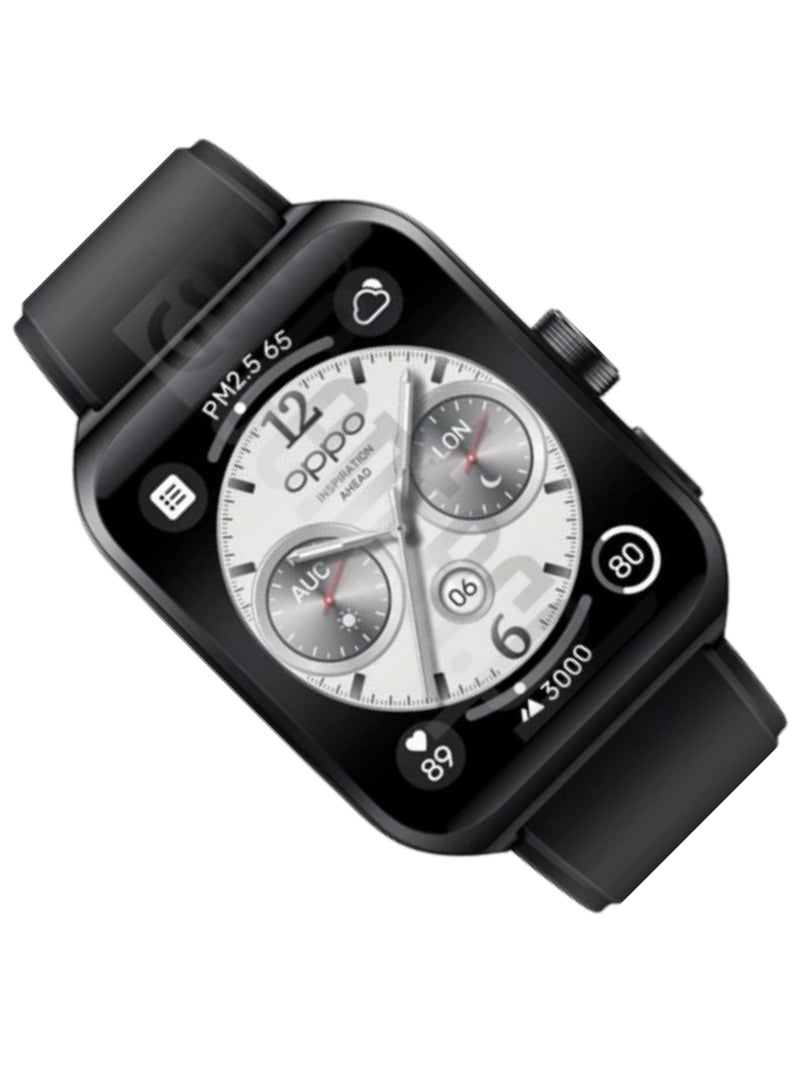 OPPO - 570 mAh Watch 4 Pro Smart Watch 1.91 Inch LTPO Amoled Screen NFC eSIM Battery 2GB RAM 32GB ROM, Chinese Version Black - Image 1