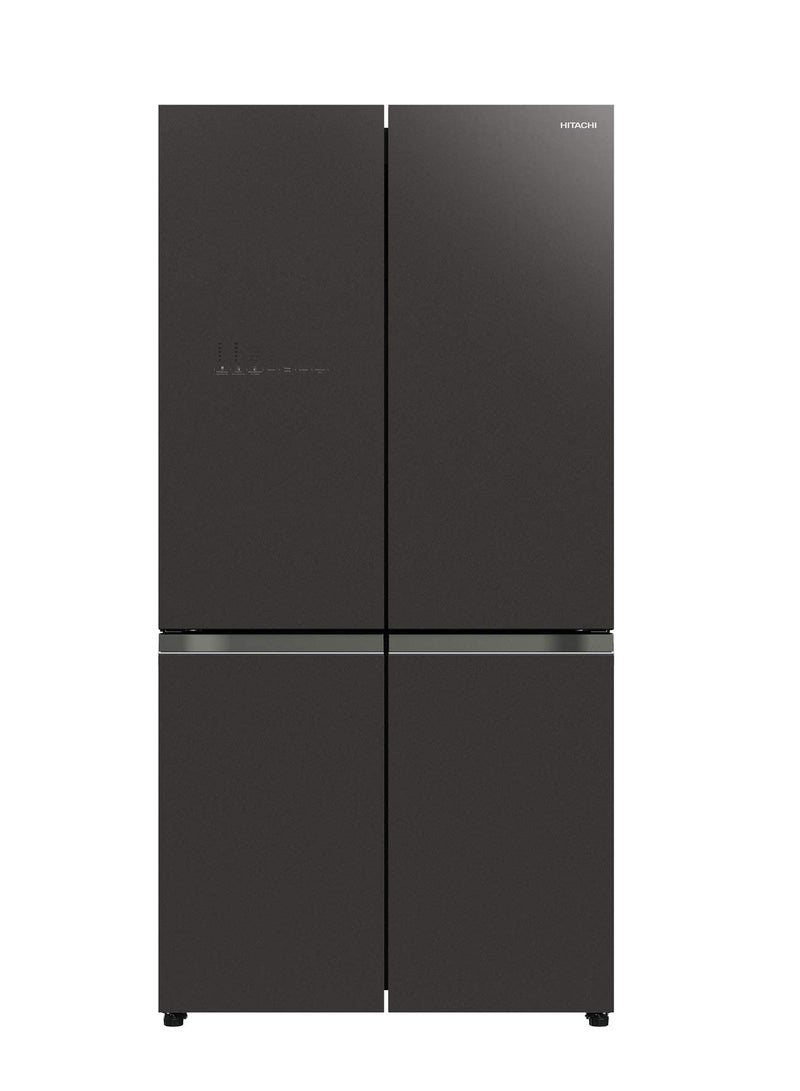 720L Gross/ 514L Net Capacity Side by Side 4 Door Refrigerator with Inverter Compressor, French Door Fridge, Dual Fan Cooling, Automatic Ice Maker RWB720VUK0GMG Mauve Gray
