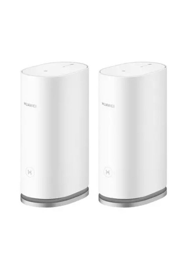 HUAWEI - WiFi Mesh3 WiFi6 AX3000 WS8100 ( 2 Packs X 4 )= Total 8 Packs, Whole-Home Mesh System, HarmonyOS Mesh+, One-Touch Connect, Visualized Wi-Fi Diagnosis White - Image 1