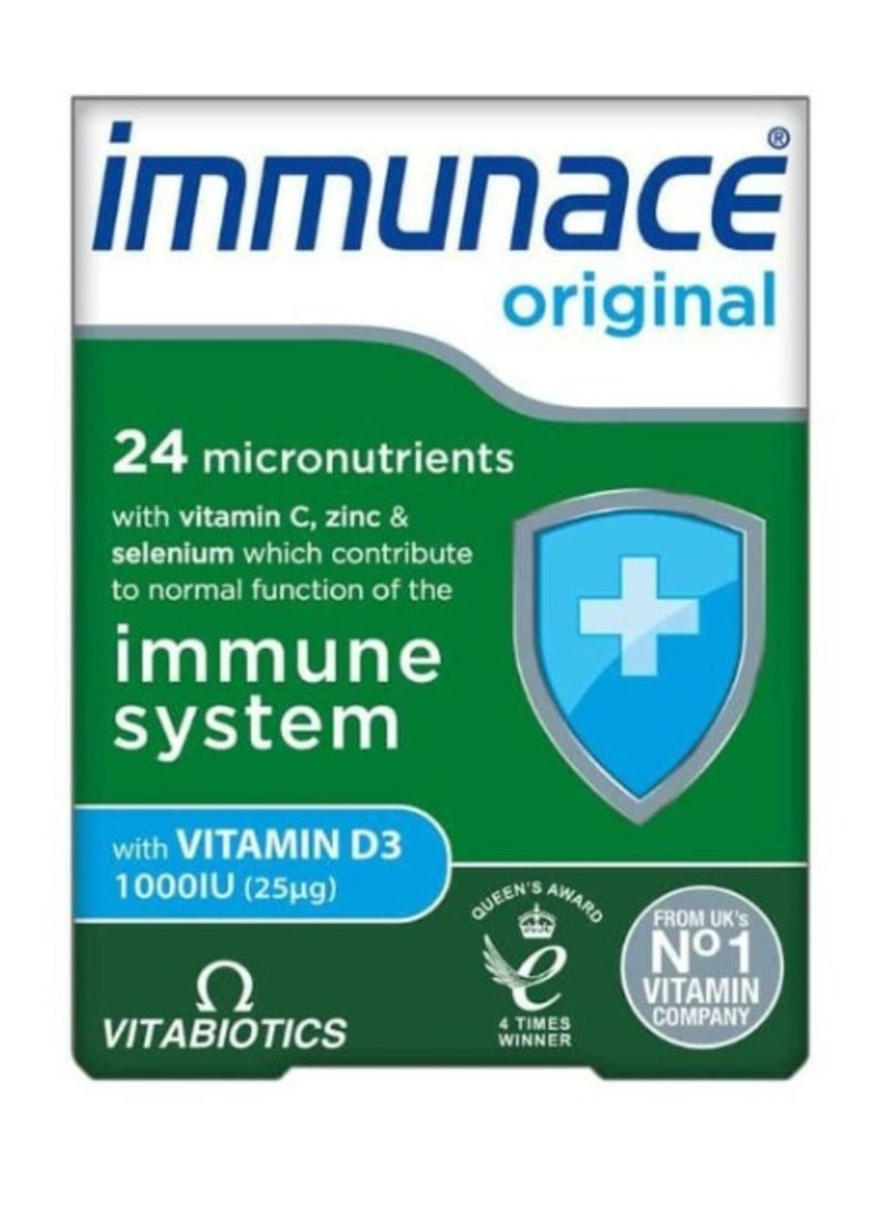 فيتابيوتيكس Immunace Original 30 Tablets - Image 1