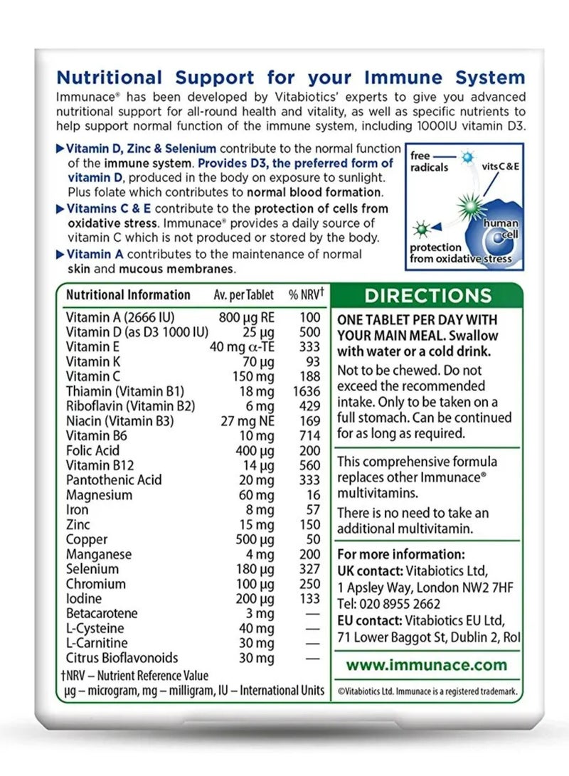 Immunace Original 30 Tablets - pnsku/N70033783V/45/_/1703775739/d0f8af90-eccf-436e-b37a-c320d7f47a50