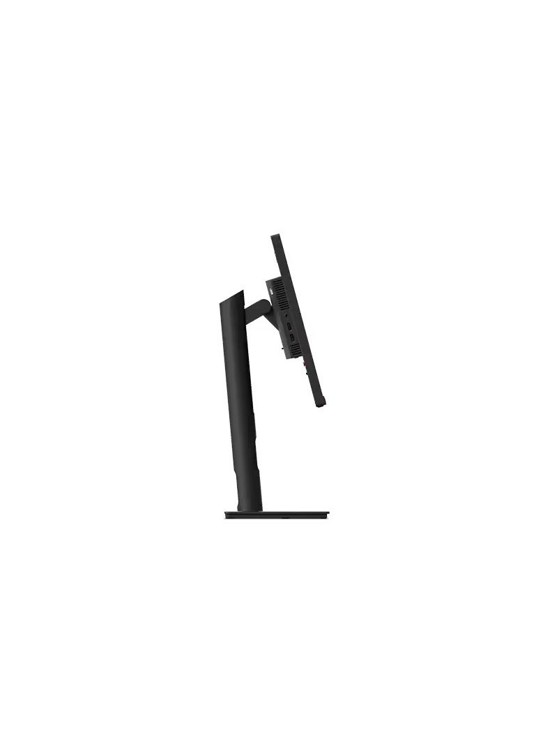 Lenovo - ThinkVision T24i-30 23.8 Inch FHD Monitor With Eyesafe IPS Panel, 60Hz, 4Ms, HDMI, VGA, DP, Phone Holder - Tilt/Swivel/Lift/Pivot Stand Black - Image 1